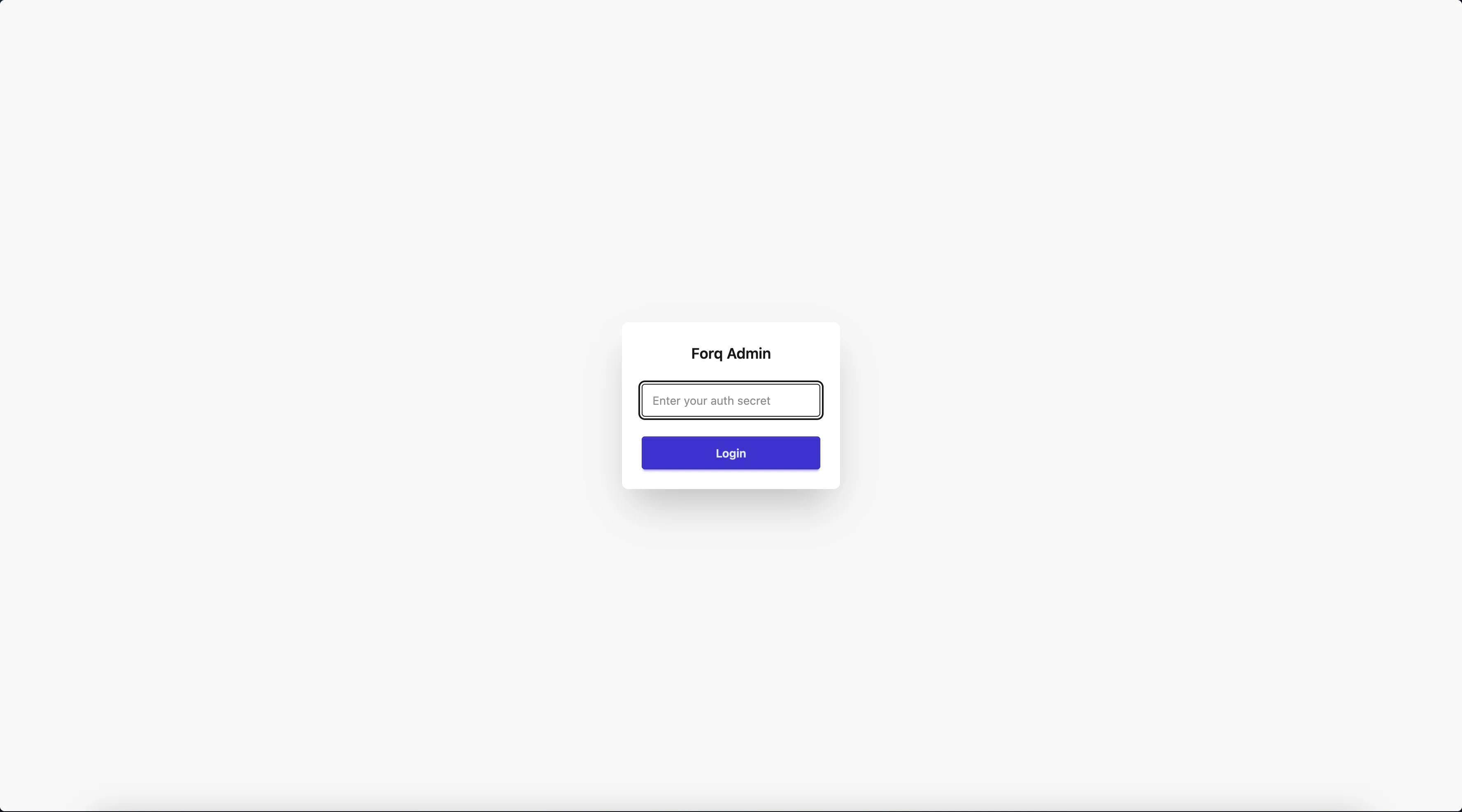 Login Page Screenshot